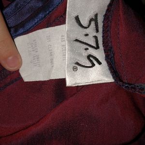 Velvet designed dress